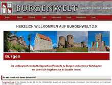 Tablet Screenshot of burgenwelt.org